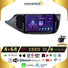 Navistar Kia Ceed 2012-2018 Model 4 GB + 64 GB Android 13 Kablosuz Carplay Navigasyon Multimedya Sistemi