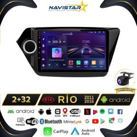 Navistar Kia Rio 2011-2016 Model 2+32 GB Android 13 Kablosuz Carplay Navigasyon Multimedya Sistemi