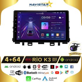 Navistar Kia Rio K3 2015-2017 Model 4+64 GB Android 13 Kablosuz Carplay Navigasyon Multimedya Sistemi