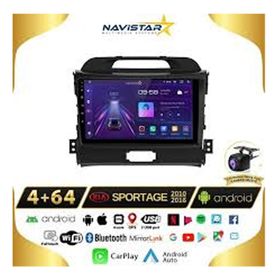 Navistar Kia Sportage 4 GB ve 64 GB Kablosuz Carplay 2010-2016 Android 13 Navigasyon Multimedya Sistemi