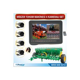 Navistar Mibzer Havalı 4 Kameralı 7 inç Monitörlü Araç Kamera Seti