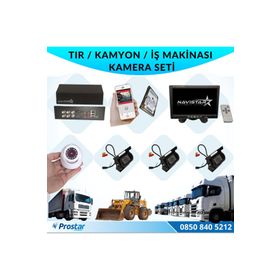 Navistar Tır Kamyon İş Makinası İçin Uzaktan İzlemeli 4 Kameralı 320 GB Hard Disk Kamera Seti