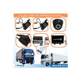 Navistar Tır ve Kamyonlar İçin Uzaktan İzlemeli 4 Kameralı 1 TB Hard Disk Kamera Seti