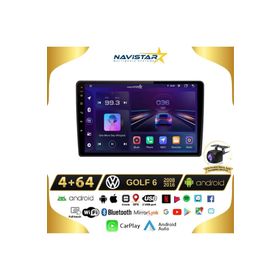 Navistar Volkswagen Golf 6 4 GB ve 64 GB Android 13 Kablosuz Carplay 2008-2016 Navigasyon Multimedya Sistemi