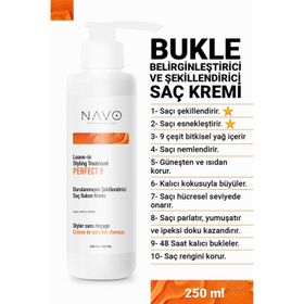Navo Bukle Belirginleştirici ve Şekillendirici Perfect Shape 9 250 ml Saç Bakım Kremi
