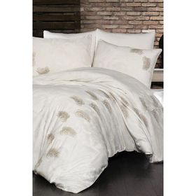 Nazik Home Belissa Nakışlı Pamuk Saten 6 Parça Çift Kişilik Nevresim Takımı