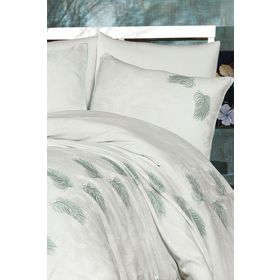 Nazik Home Belissa Nakışlı Pamuk Saten 6 Parça Çift Kişilik Nevresim Takımı