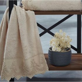Nazik Home Tual Bej 90x150 cm Havlu