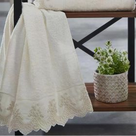 Nazik Home Tual Krem 90x150 cm Havlu