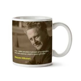 Nazım Hikmet Geçmişim Baskılı Kupa