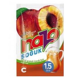 Nazo 9 gr Şeftali Aromalı Toz İçecek (24 adet)