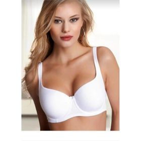 NBB 3613 2 Adet Beyaz Balenli Soft Cup Toparlayıcı Sütyen