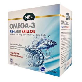 NBL Omega 3 Takviye Edici Gıda 100 Yumuşak Kapsül