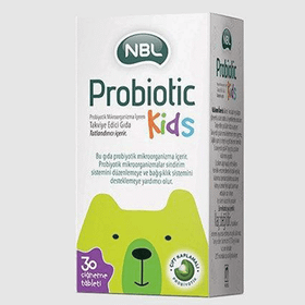 NBL Probiotic Microorganism Kids 30 Çiğneme Tableti
