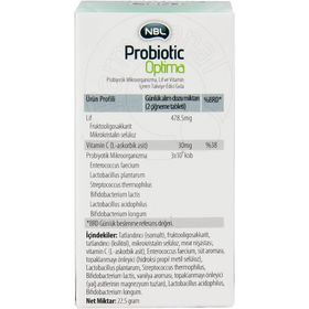 NBL Probiotic Optima 3x30 Çiğneme Tableti