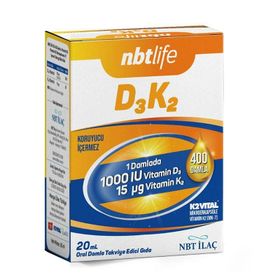 Nbt Life D3 K2 20 ml Damla
