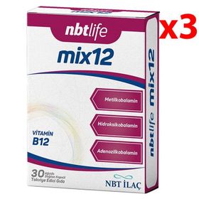 Nbt Life Mix12 3x30 Kapsül