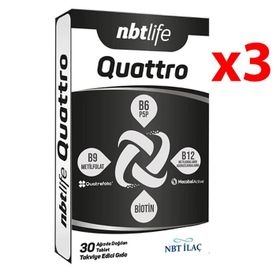 Nbt Life Quattro 3x30 Ağızda Dağılan Tablet