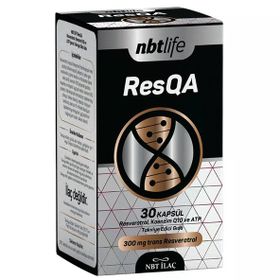 NBT Life ResQA Resveratrol Koenzim Q10 30 Kapsül