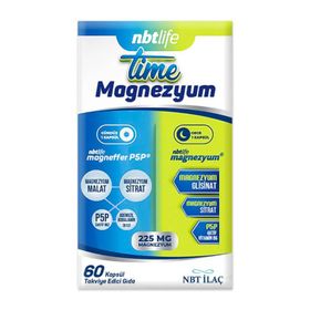Nbt Life Time Magnezyum 225 mg 60 Kapsül