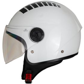 NCR Air Beyaz Ece Belgeli Çenesiz Kask