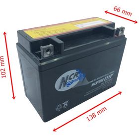 NCR BS 12 V 6.5 Ah Yatık CG Akü