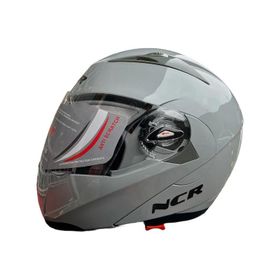 NCR Çene Açık Gri Açılır Kask