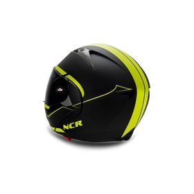 NCR Çene Açılır Vizörlü Ece Belgeli Siyah Kask