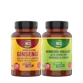Ncs Berberis Vulgaris 120 Tablet + Kırmızı Kore Ginsengi 120 Tablet