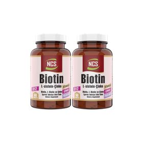 Ncs Biotin L-Sistein Çinko 2500 mg 2x60 Tablet