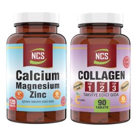 Ncs Calcium Magnesium Zinc 120 Tablet + Collagen Tip 1-2-3 90 Tablet