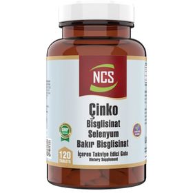 Ncs Çinko Bisglisinat Selenyum Bakır 120 Tablet