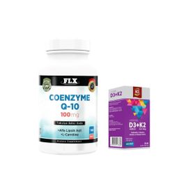 Ncs Coenzyme Q-10 100 mg 180 Tablet + Vitamin D3 K2 20 ml Damla
