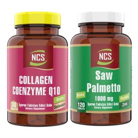 Ncs Collagen Coenzyme Q10 30 Tablet + Saw Palmetto 1000 mg 120 Tablet