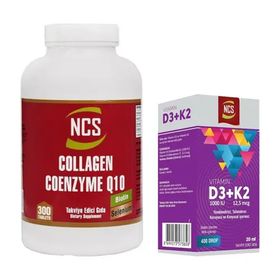 Ncs Collagen Coenzyme Q10 300 Tablet + Vitamin D3 K2 20 ml Damla