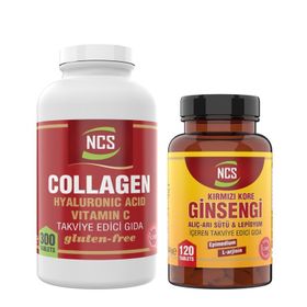 Ncs Collagen Hyaluronic Acid Vitamin C 300 Tablet + Kırmızı Kore Ginsengi 120 Tablet