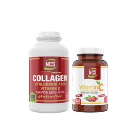 Ncs Collagen Hyaluronic Acid Vitamin C 300 Tablet + Vitamin C Kuşburnu Eksresi 120 Tablet