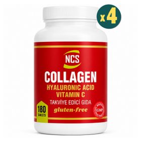 Ncs Collagen Hyaluronic Acid Vitamin C Complex 4x180 Tablet