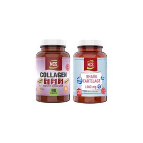Ncs Collagen Tip 1-2-3 90 Tablet + Shark Cartilage 1000 mg 120 Tablet
