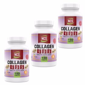 Ncs Collagen Tip 1-2-3 Hyaluronic Acid 3x180 Tablet