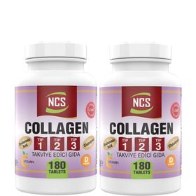 Ncs Collagen Tip 1-2-3 Hyaluronic Acid Glutatyon 2x180 Tablet