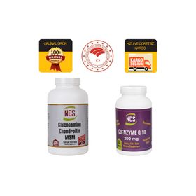 Ncs Glucosamine Chondroitin MSM Boswellia Hyaluronic Acid 300 Tablet + Coenzyme Q10 200 mg 90 Tablet