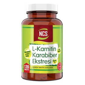 Ncs L-Karnitin Karabiber Ekstresi 120 Tablet
