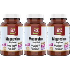 Ncs Magnesium Bisglisinat Çinko Vitamin B6 ZMA 3x120 Tablet
