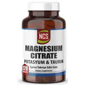 Ncs Magnesium Citrate Potasyum Taurin İçeren 120 Tablet