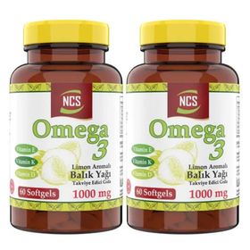 Ncs Omega 3 1000 mg 2x60 Kapsül Balık Yağı