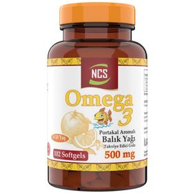 Ncs Omega 3 Portakal Aromalı 500 mg 102 Kapsül Balık Yağı