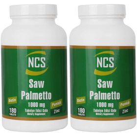 Ncs Saw Palmetto 1000 mg Pumpkin Biotin Zinc 180 Tablet