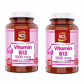 Ncs Vitamin B12 1000 mcg 2x120 Tablet