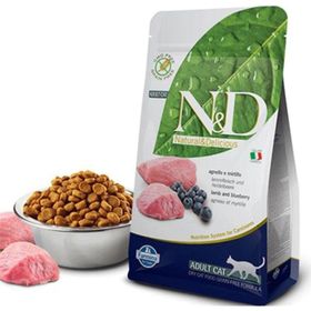 N&D 1.5 kg Kuzu Ve Yaban Mersinli Yetişkin Kedi Maması